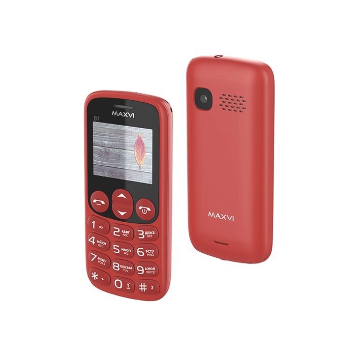 Мобильный телефон MAXVI B1 (red) от компании F-MART - фото 3