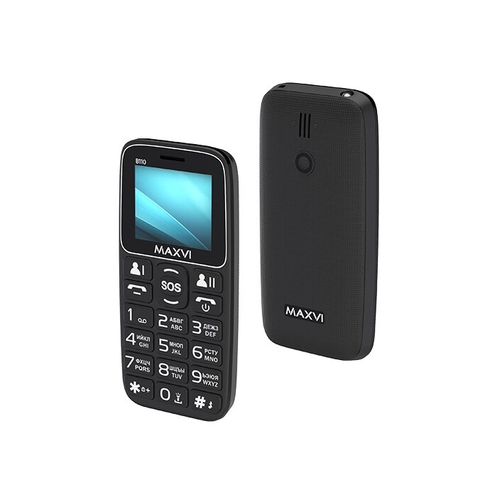 Мобильный телефон Maxvi B110 Black от компании F-MART - фото 1