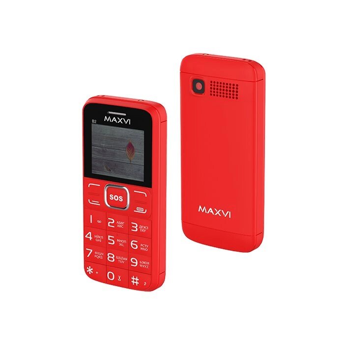 Мобильный телефон MAXVI B2 (red) от компании F-MART - фото 3