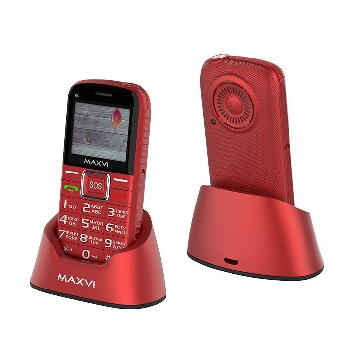 Мобильный телефон MAXVI B5 red от компании F-MART - фото 10