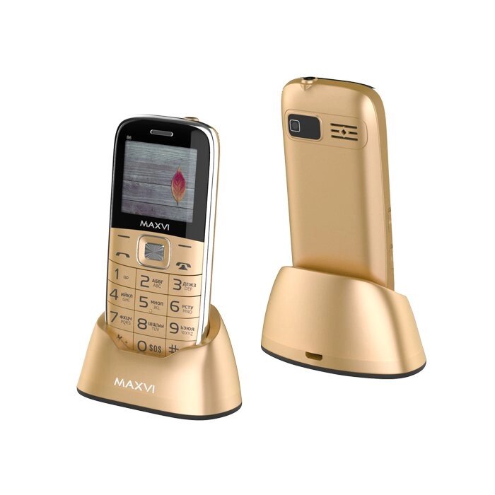 Мобильный телефон MAXVI B6 gold от компании F-MART - фото 9