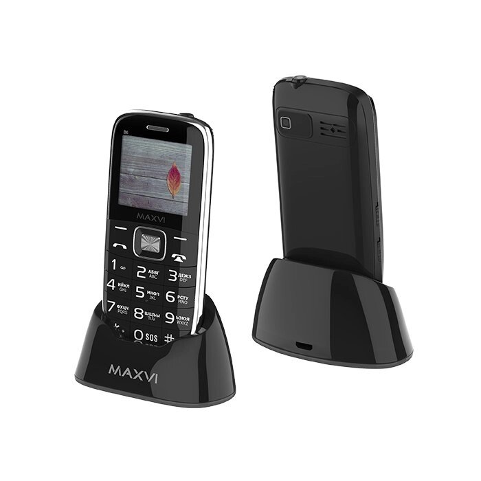 Мобильный телефон MAXVI B6 Black от компании F-MART - фото 1