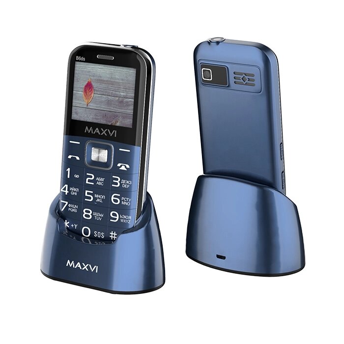 Мобильный телефон Maxvi B6ds Marengo (с док-станцией) от компании F-MART - фото 1