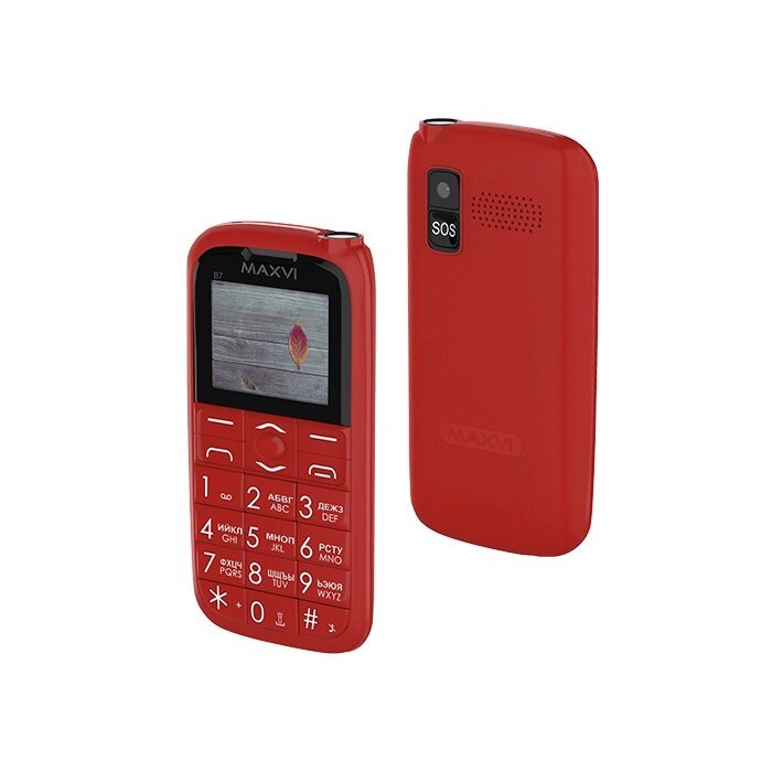 Мобильный телефон MAXVI B7 Red от компании F-MART - фото 3
