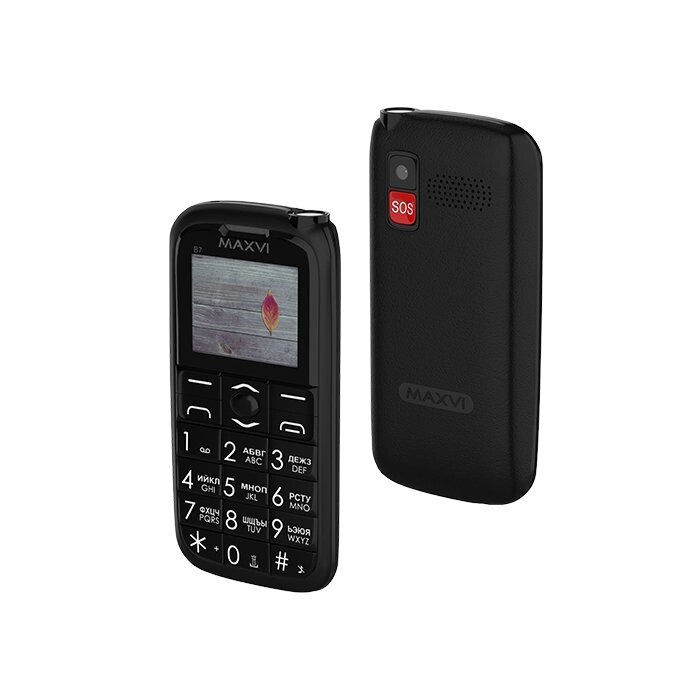 Мобильный телефон MAXVI B7 Black от компании F-MART - фото 1