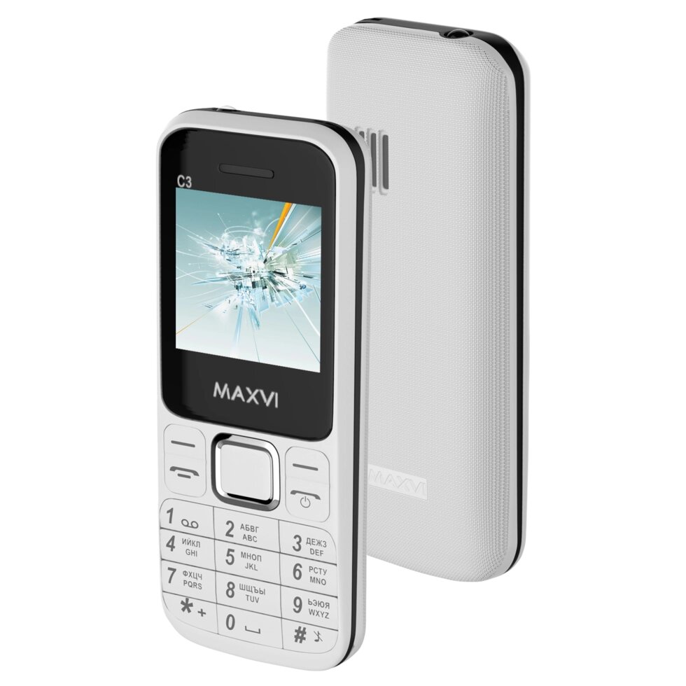 Мобильный телефон MAXVI C3 (white) от компании F-MART - фото 5
