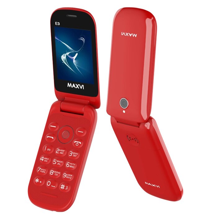 Мобильный телефон MAXVI E3 Red от компании F-MART - фото 3