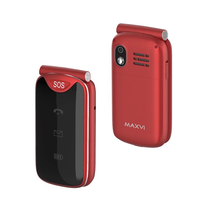 Мобильный телефон Maxvi E6 Red от компании F-MART - фото 1