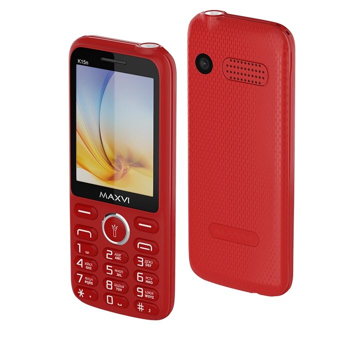 Мобильный телефон MAXVI K15n красный от компании F-MART - фото 4