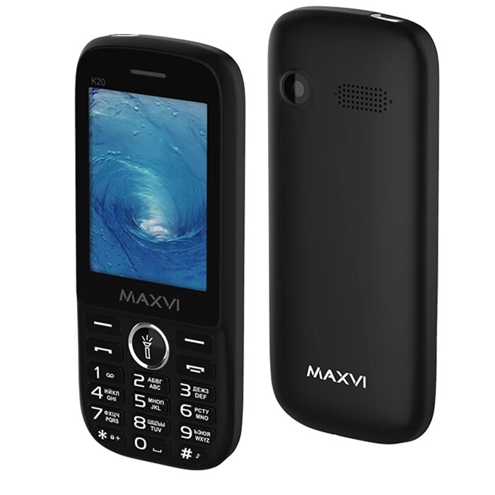 Мобильный телефон Maxvi K20 Black от компании F-MART - фото 1