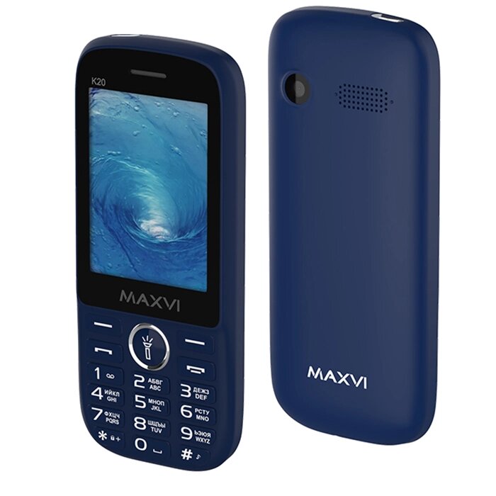 Мобильный телефон Maxvi K20 Blue от компании F-MART - фото 1