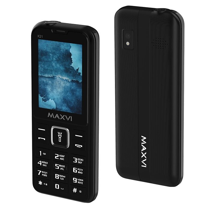 Мобильный телефон Maxvi K21 Black от компании F-MART - фото 1