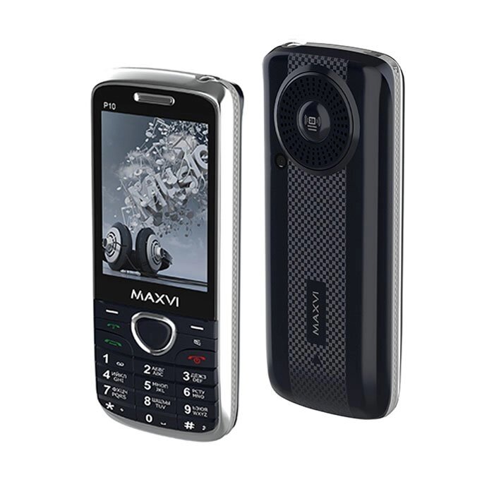 Мобильный телефон MAXVI P10 (Dark Blue) от компании F-MART - фото 2