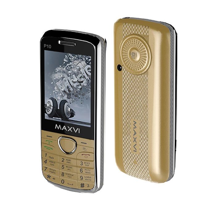 Мобильный телефон MAXVI P10 (gold) от компании F-MART - фото 3
