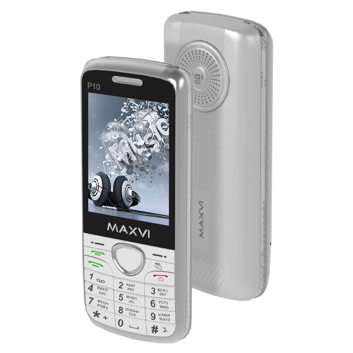 Мобильный телефон MAXVI P10 (silver) от компании F-MART - фото 4