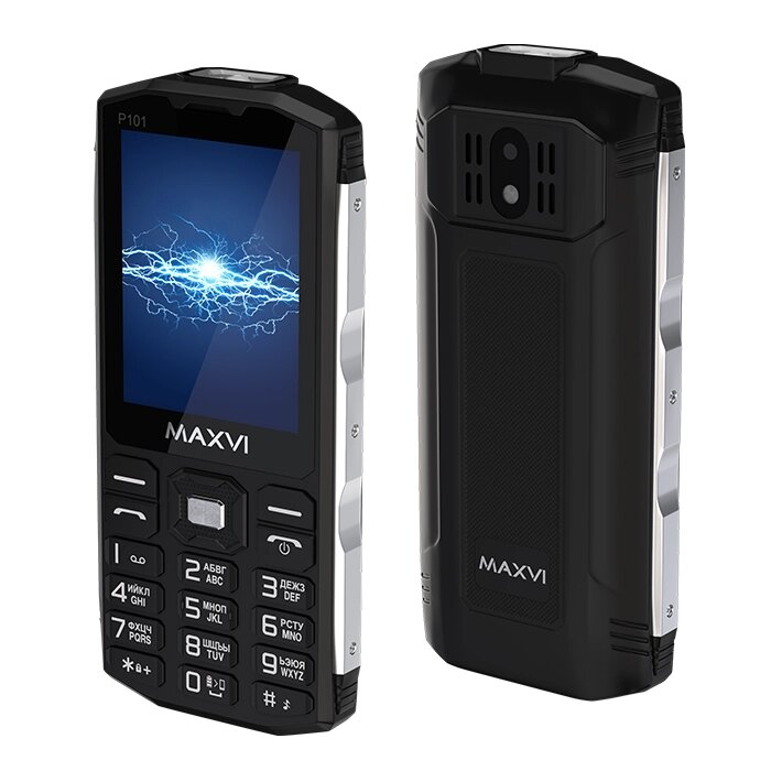 Мобильный телефон Maxvi P101 Black от компании F-MART - фото 1