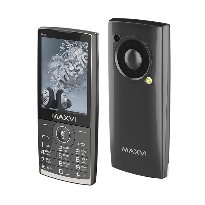 Мобильный телефон Maxvi P19 Grey от компании F-MART - фото 1