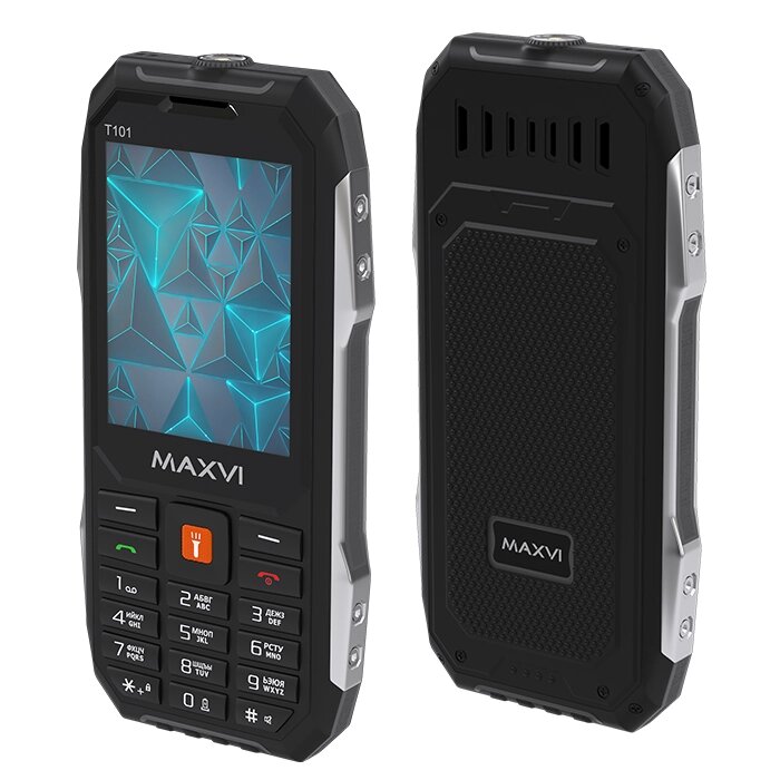 Мобильный телефон Maxvi T101 Black от компании F-MART - фото 1
