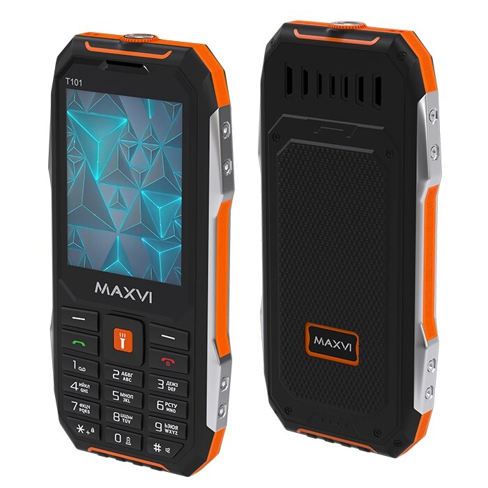 Мобильный телефон Maxvi T101 Orange от компании F-MART - фото 1