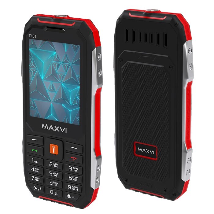 Мобильный телефон Maxvi T101 Red от компании F-MART - фото 1