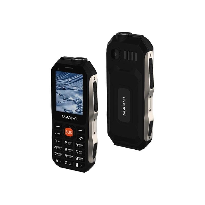 Мобильный телефон MAXVI T1 Black от компании F-MART - фото 1