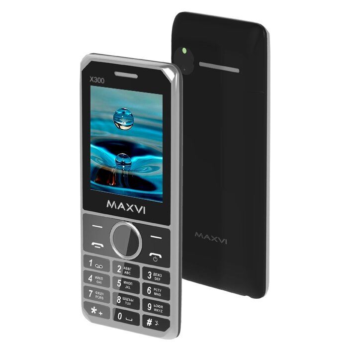 Мобильный телефон MAXVI X300 (black) от компании F-MART - фото 1