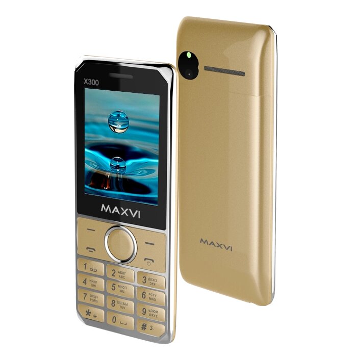 Мобильный телефон MAXVI X300 (gold) от компании F-MART - фото 3