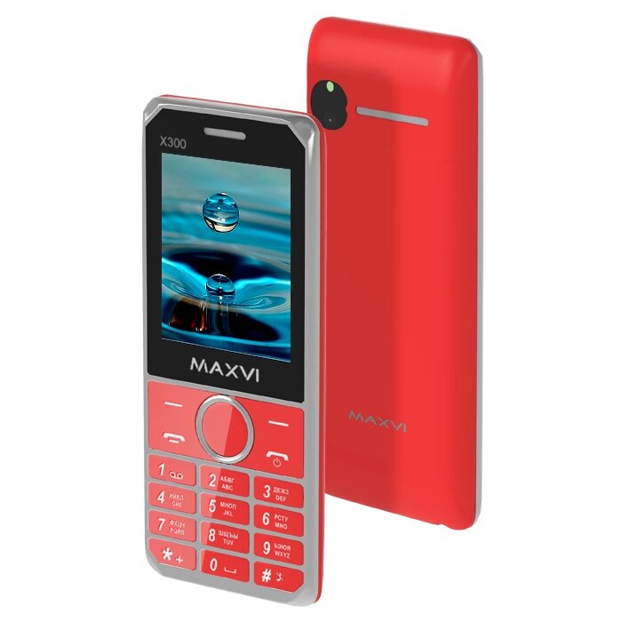 Мобильный телефон MAXVI X300 (red) от компании F-MART - фото 2