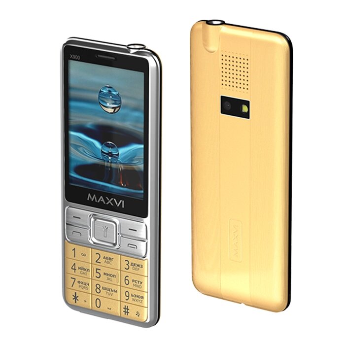 Мобильный телефон Maxvi X900 Gold от компании F-MART - фото 16
