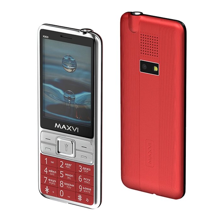 Мобильный телефон Maxvi X900 Red от компании F-MART - фото 2