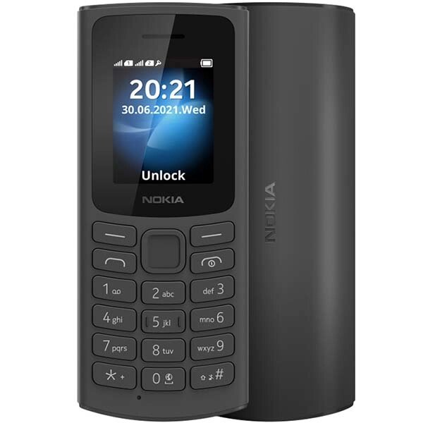 Мобильный телефон Nokia 105 DS 4G black (TA-1378) от компании F-MART - фото 1