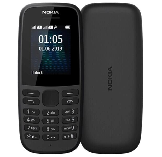 Мобильный телефон Nokia 105 DS Nokia black (TA-1174) от компании F-MART - фото 1