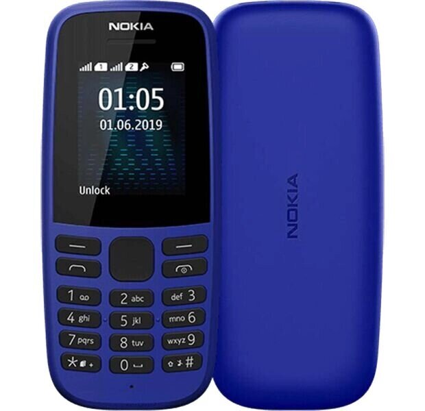 Мобильный телефон Nokia 105 DS Nokia blue (TA-1174) от компании F-MART - фото 1