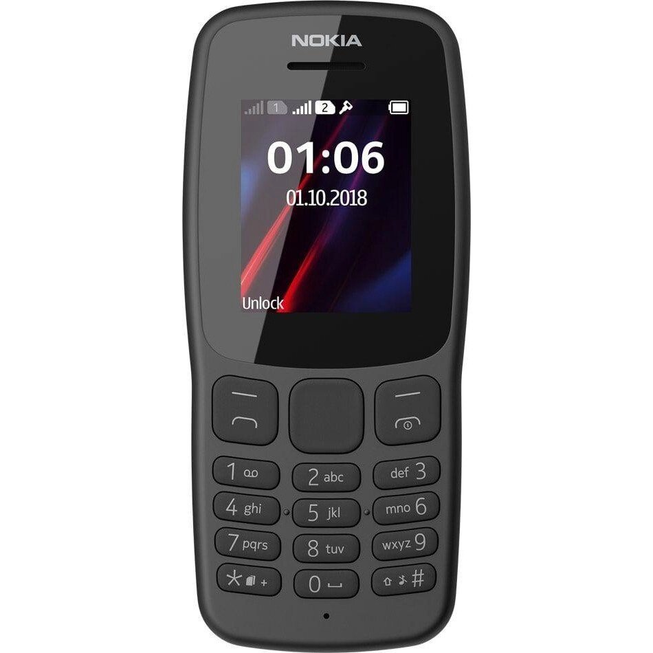 Мобильный телефон Nokia 106 New (2018) Grey от компании F-MART - фото 1