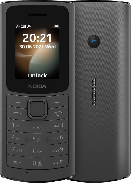 Мобильный телефон Nokia 110 DS 4G black (TA-1386) от компании F-MART - фото 1