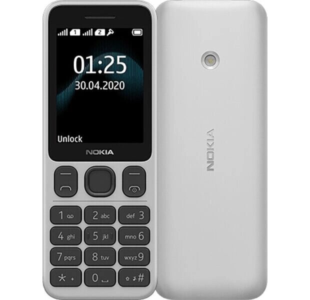 Мобильный телефон Nokia 125 DS white (TA-1253) от компании F-MART - фото 1