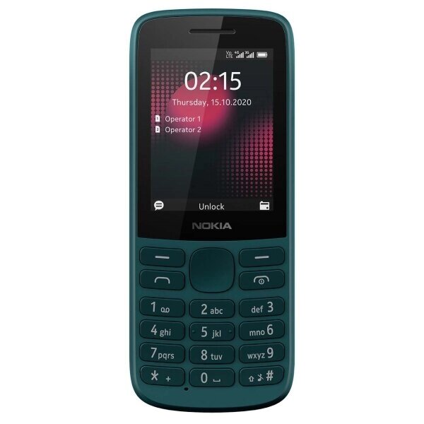 Мобильный телефон Nokia 215 4G DS Cyan (RM-1272) от компании F-MART - фото 1