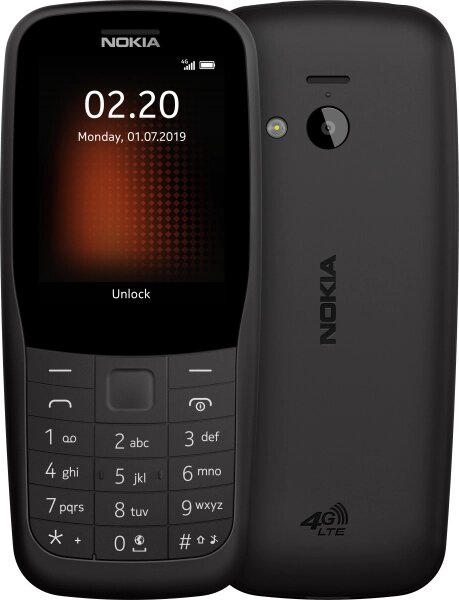 Мобильный телефон Nokia 220 DS black (TA-1155) от компании F-MART - фото 1