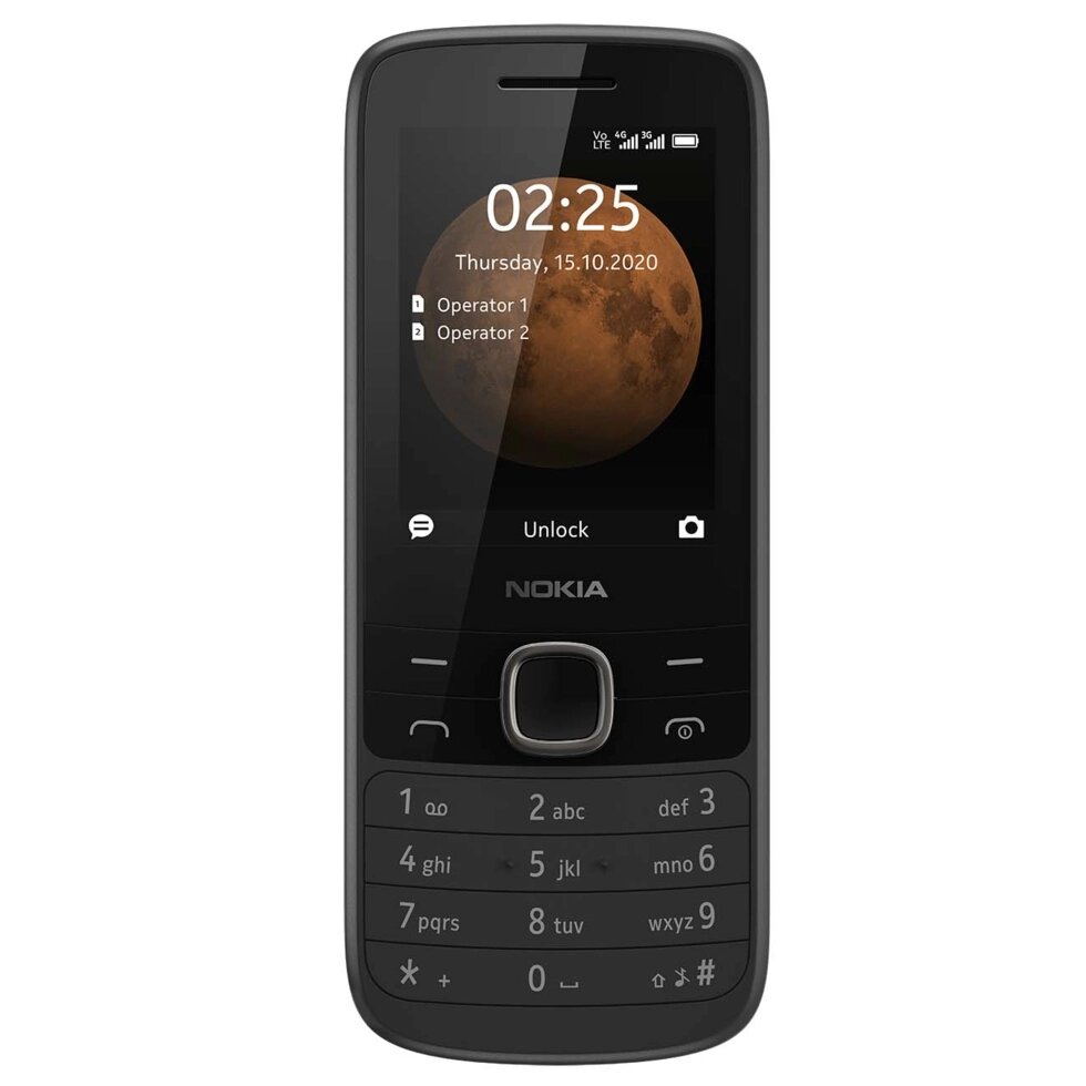 Мобильный телефон Nokia 225 DS 4G Black (TA-1276) от компании F-MART - фото 1