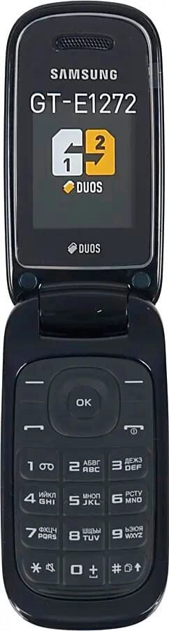 Мобильный телефон Samsung E1272 DUOS Black от компании F-MART - фото 1