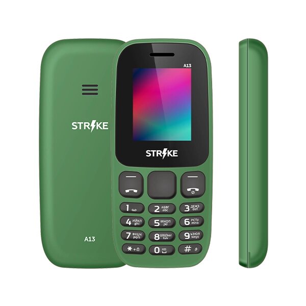 Мобильный телефон Strike A13 Green от компании F-MART - фото 1