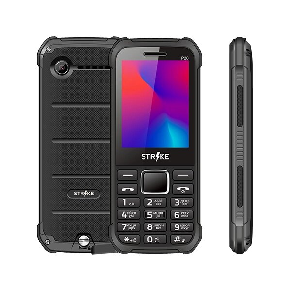 Мобильный телефон Strike P20 Black от компании F-MART - фото 1