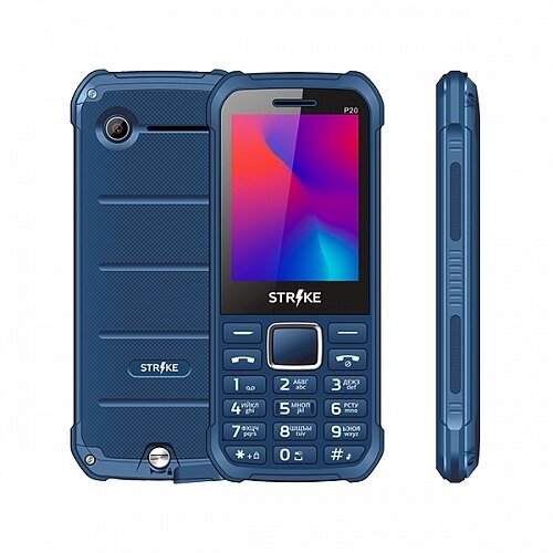Мобильный телефон Strike P20 Dark Blue от компании F-MART - фото 1