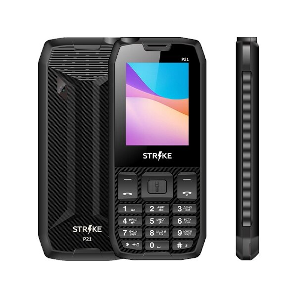 Мобильный телефон Strike P21 Black от компании F-MART - фото 1
