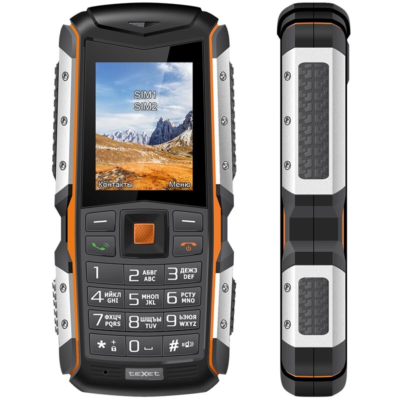 Мобильный телефон teXet TM-513R Black/Orange от компании F-MART - фото 1