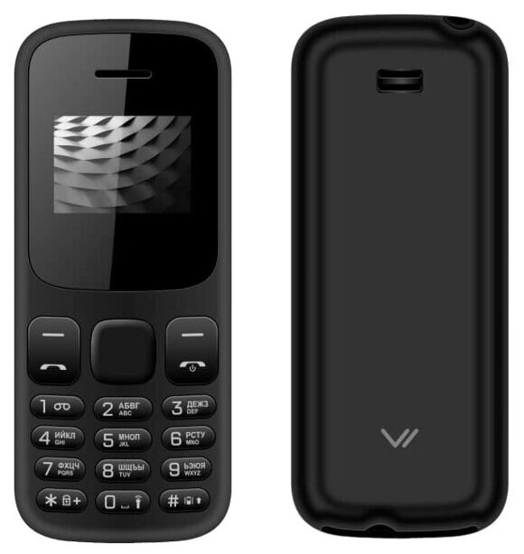 Мобильный телефон Vertex M114 Black от компании F-MART - фото 1