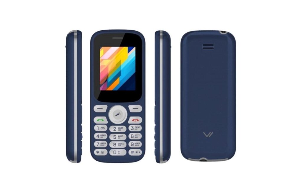 Мобильный телефон Vertex M124 Blue-White от компании F-MART - фото 1