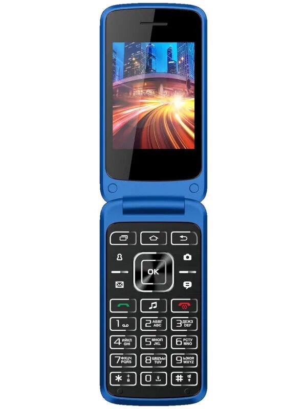 Мобильный телефон Vertex S110 Blue от компании F-MART - фото 1