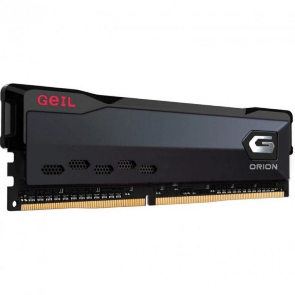 Модуль памяти DDR4 8 ГБ Geil EVO Orion Black (GOG48GB3200C16BSC***); 25600 MБ/с; 3200 МГц; радиаторы; RET от компании F-MART - фото 1