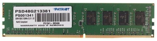 Модуль памяти DDR4 8 ГБ Patriot PSD48G213381 2133MHz;  288-pin; частота: 2133; латентность: CL15; форм-фактор: DIMM; тип от компании F-MART - фото 1